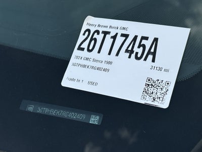 2024 GMC Sierra 1500 SLE