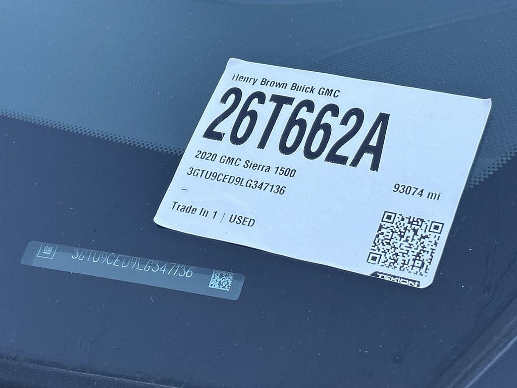 2020 GMC Sierra 1500 Elevation