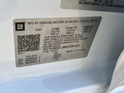 2021 GMC Sierra 1500 SLT