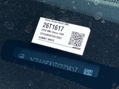 2026 GMC Sierra 1500 SLE