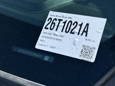 2026 GMC Sierra 1500 SLT