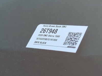 2026 GMC Sierra 1500 AT4X