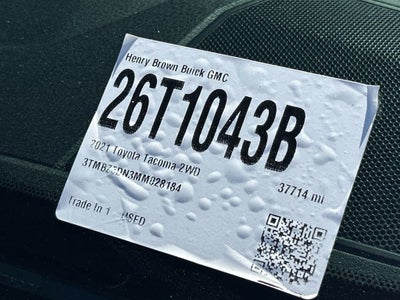 2021 Toyota Tacoma 2WD SR5