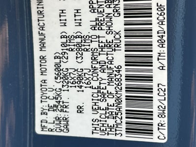 2019 Toyota Tacoma SR5 V6