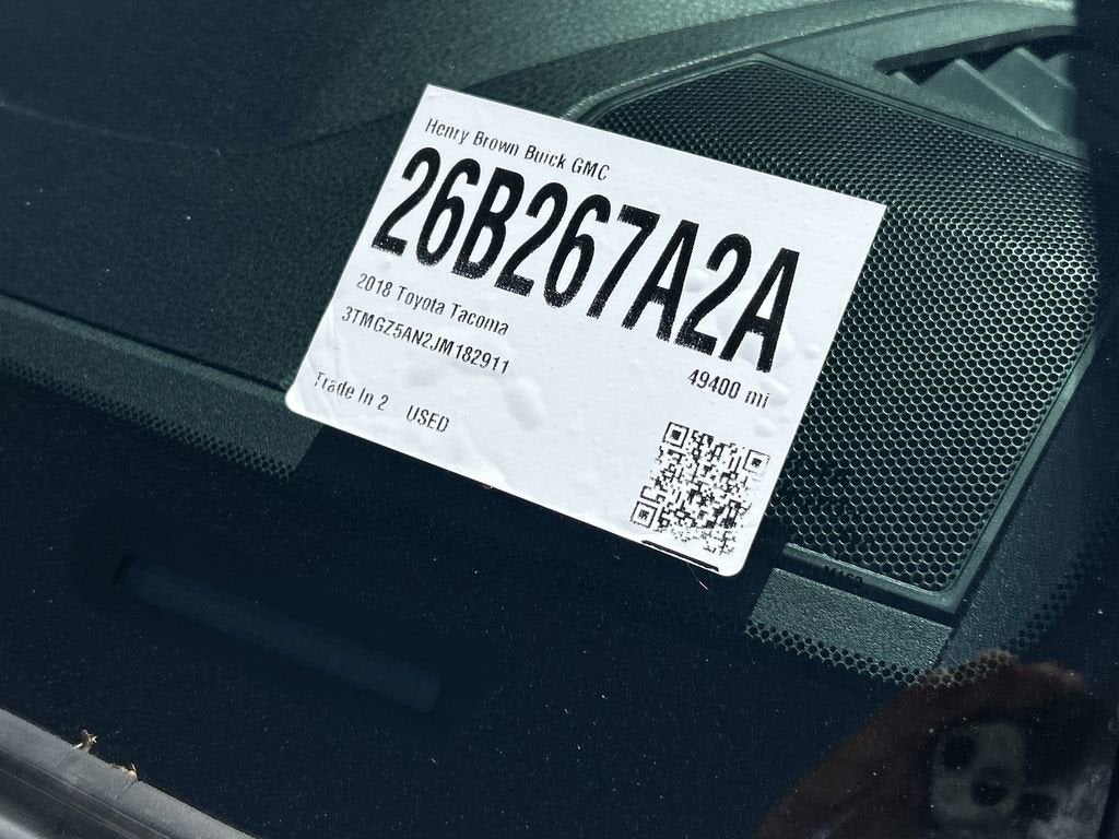 2018 Toyota Tacoma SR