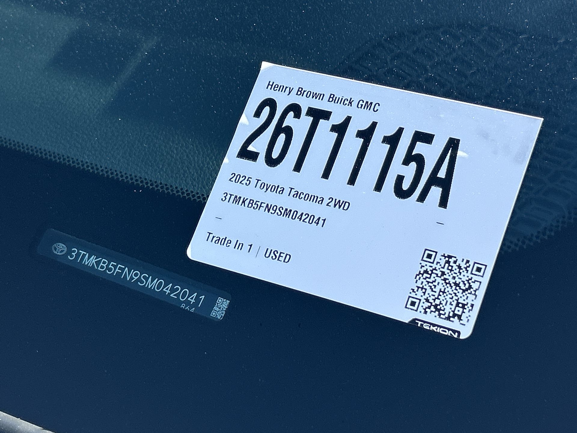 2025 Toyota Tacoma SR5