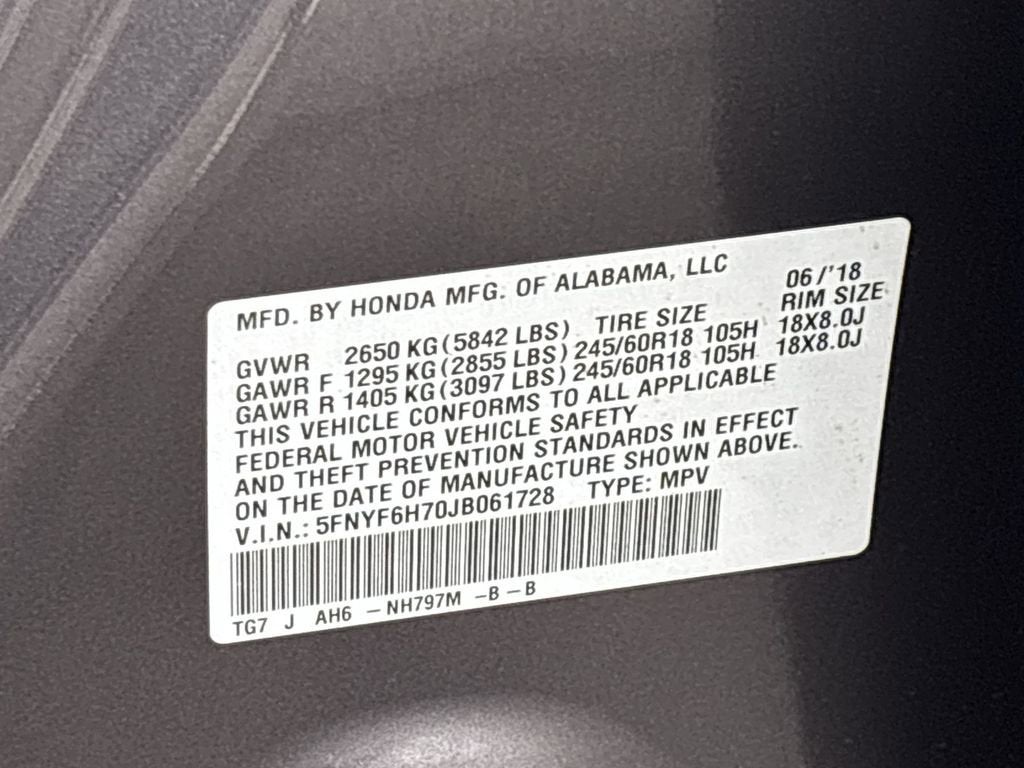 2018 Honda Pilot EX-L