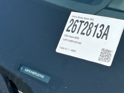 2023 Acura MDX Advance Package