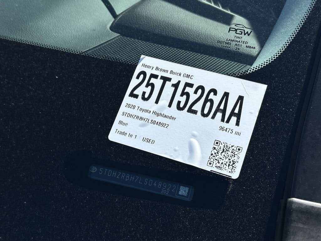 2020 Toyota Highlander XLE