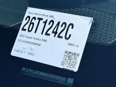 2025 Toyota Tundra SR5