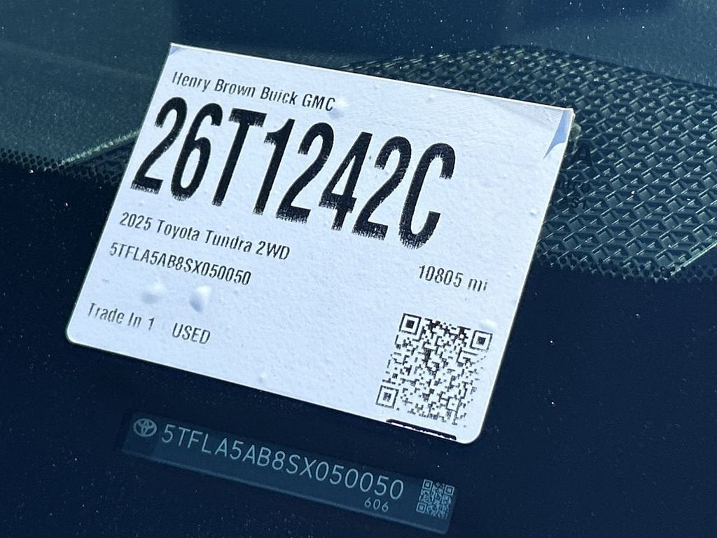 2025 Toyota Tundra SR5