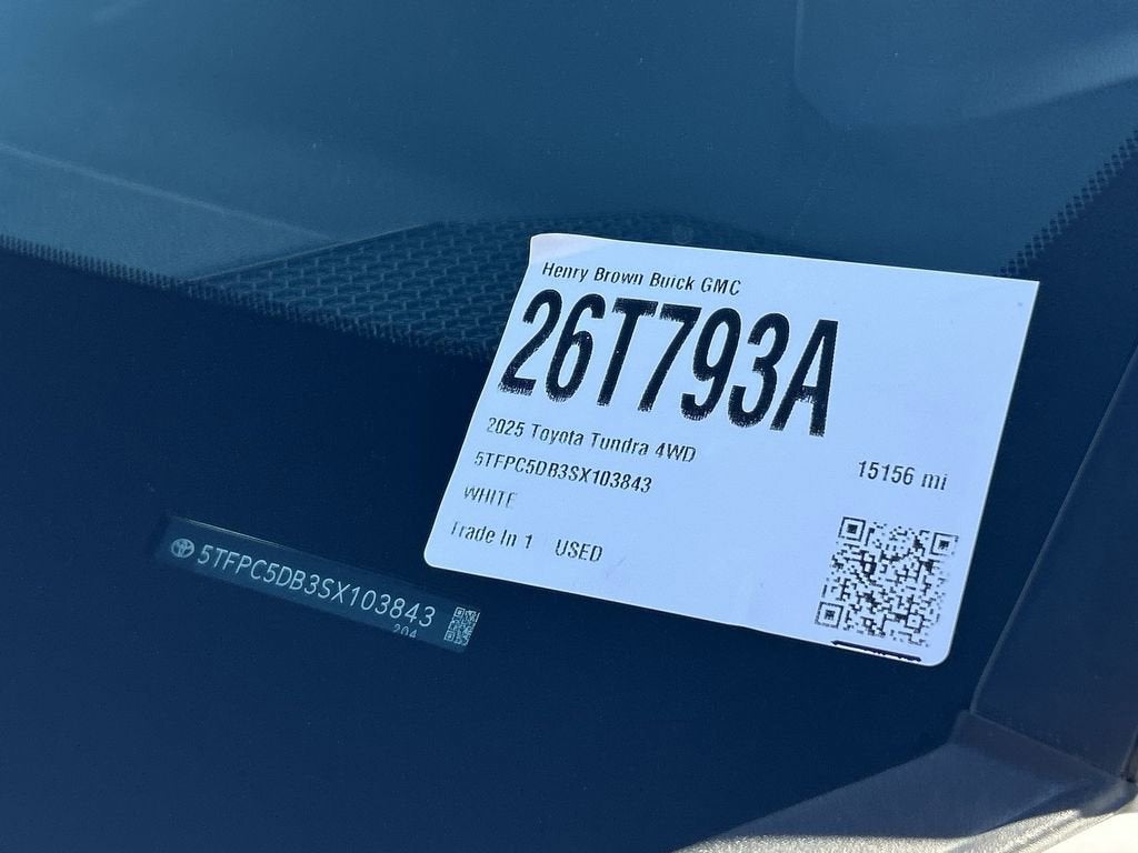 2025 Toyota Tundra Hybrid TRD Pro Hybrid CrewMax 5.5' Bed