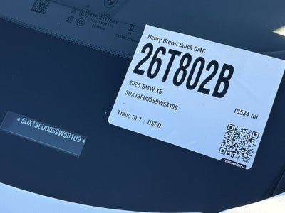 2025 BMW X5 sDrive40i