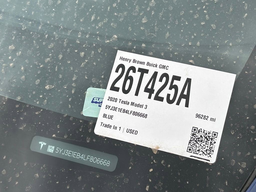 2020 Tesla Model 3 Long Range