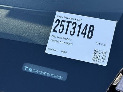 2023 Tesla Model Y RWD