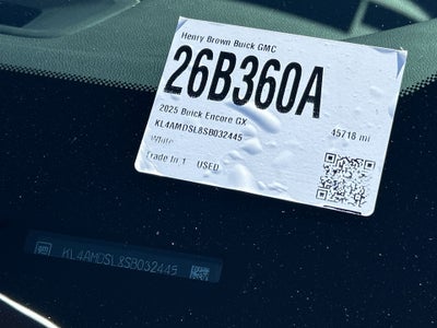 2025 Buick Encore GX Sport Touring