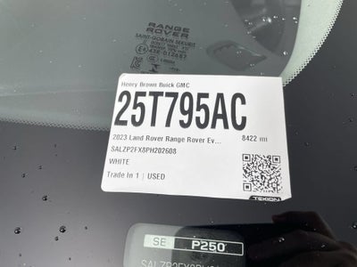 2023 Land Rover Range Rover Evoque SE